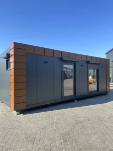 Bürocontainer Valoisío 8 x 3,0 m mit Klimaanlage