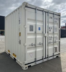 10-Fuß-Schiffscontainer – Weiß