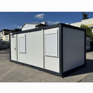 Standortbüro 17 m² mit Rollläden