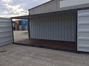 20 Fuß offener Lagercontainer mit Doppelöffnung